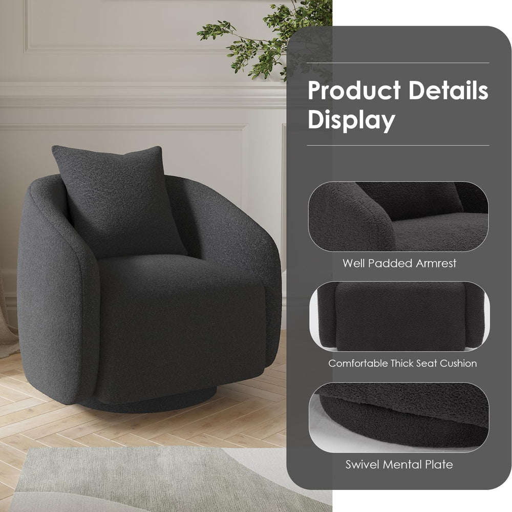 Farini Accent Living Room Chair - From Where - 