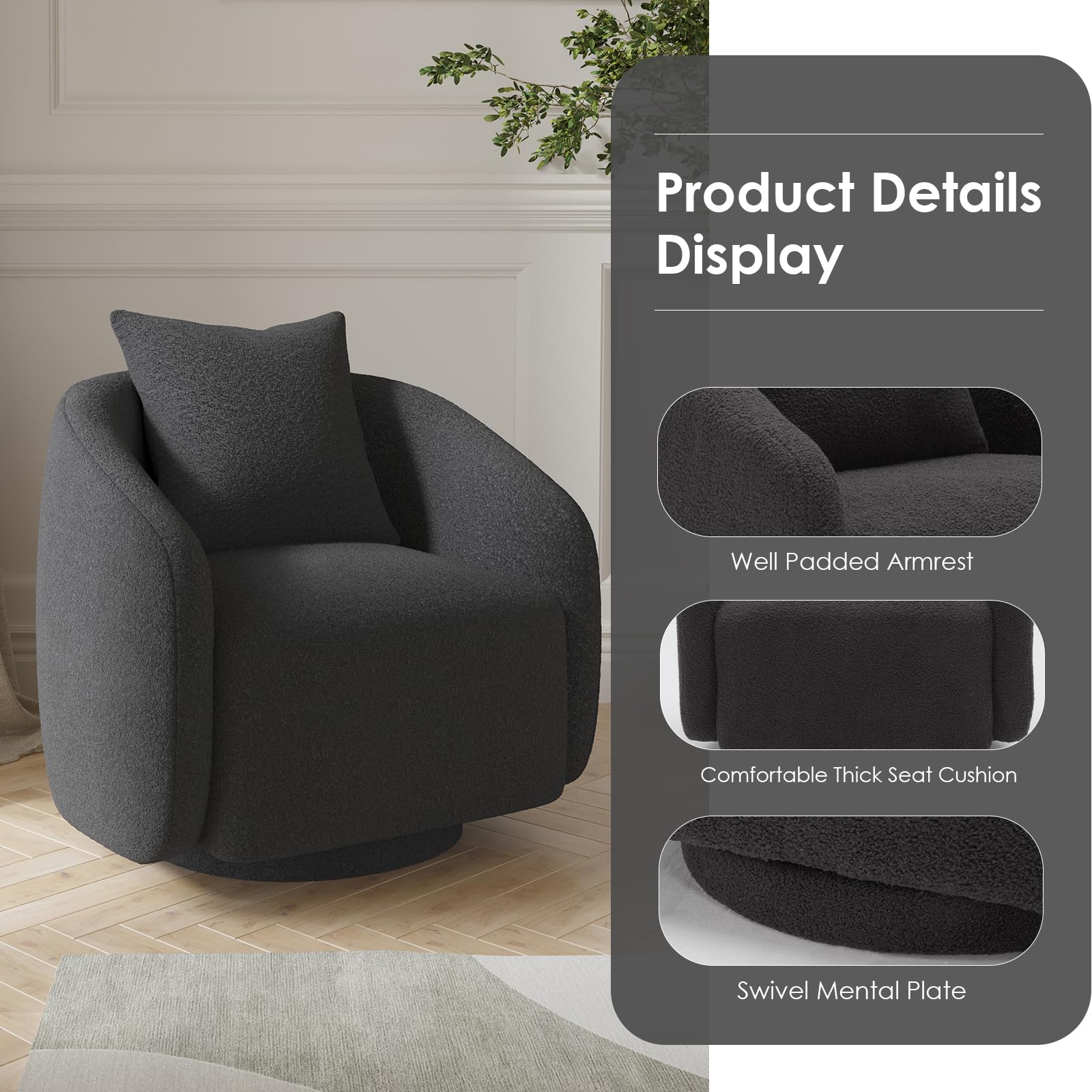 Farini Accent Living Room Chair - From Where - 
