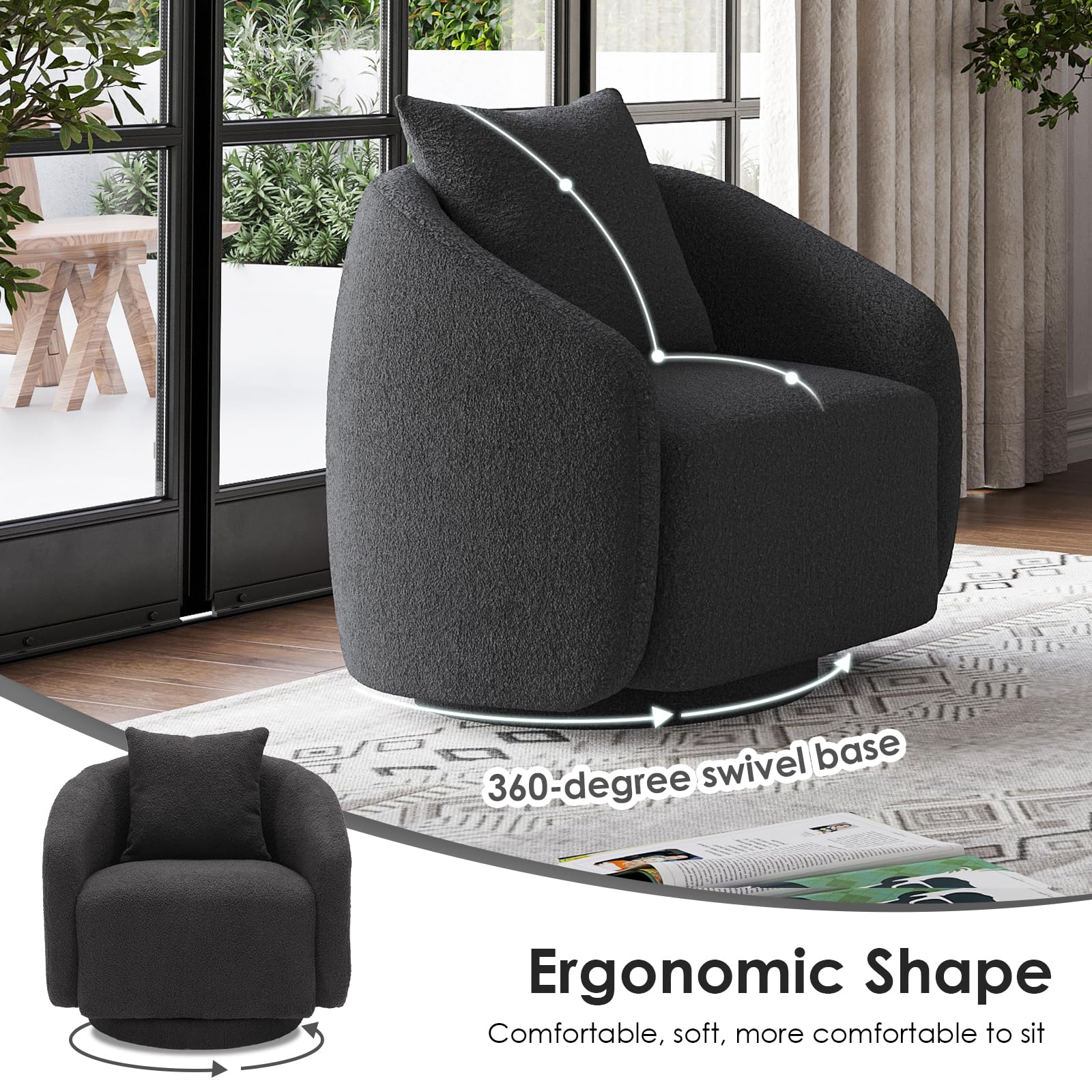 Farini Accent Living Room Chair - From Where - 