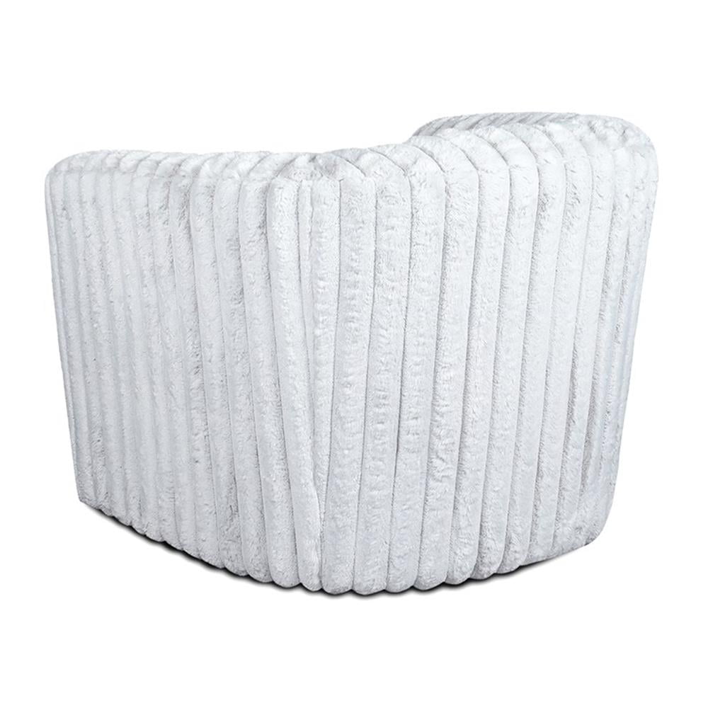 Farleigh Swivel Chair in White - From Where - 