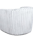 Farleigh Swivel Chair in White - From Where - 