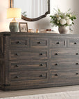 Farmhouse 10 - Drawer Double Dresser - From Where - 