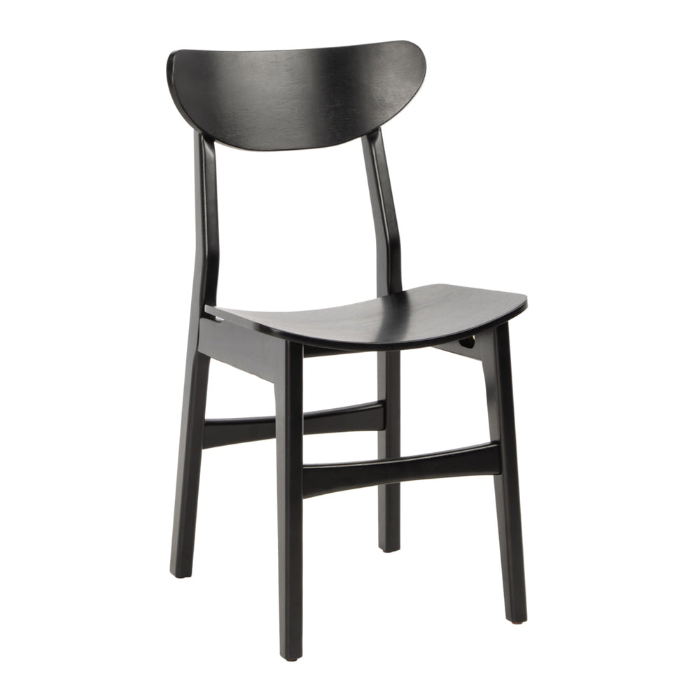Farmhouse Black Dining Chairs (Set of 2) - From Where - 