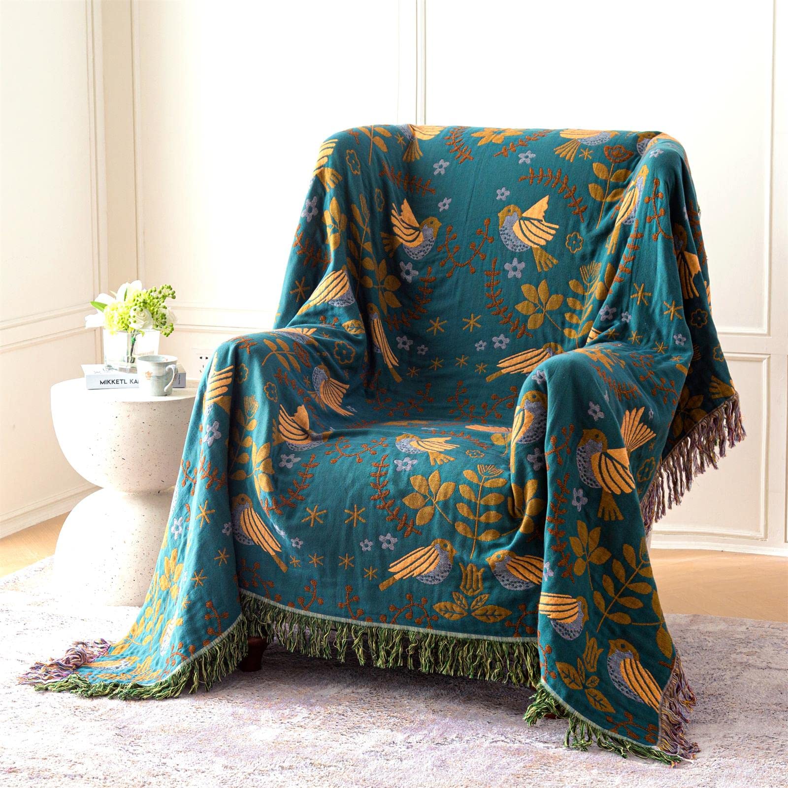 Farmhouse Boho Quilt Blanket - From Where - 