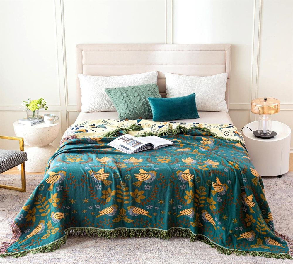 Farmhouse Boho Quilt Blanket - From Where - 