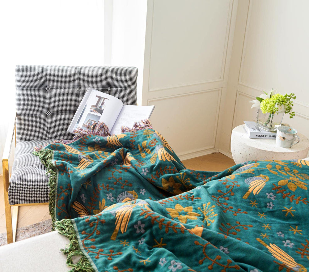 Farmhouse Boho Quilt Blanket - From Where - 