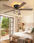 Farmhouse Chandelier Ceiling Fan - From Where - 