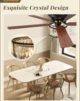 Farmhouse Chandelier Ceiling Fan - From Where - 