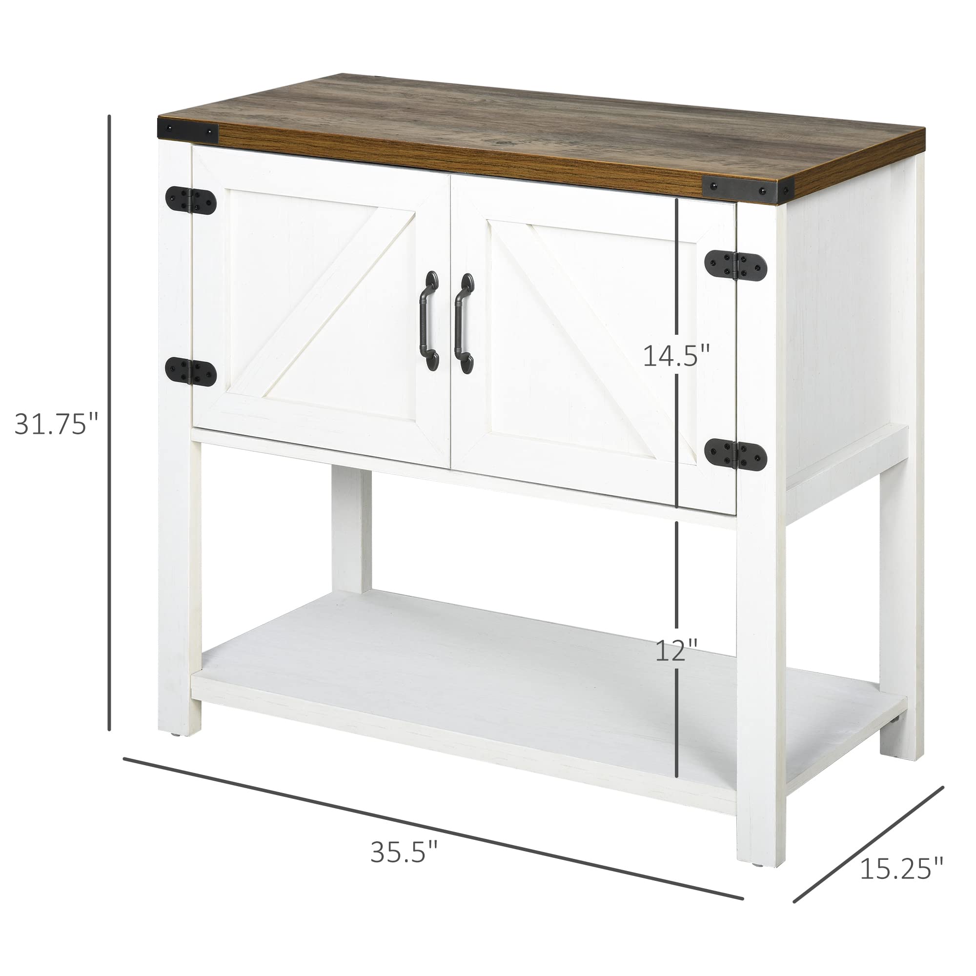 Farmhouse Double Door Cabinet - From Where - 