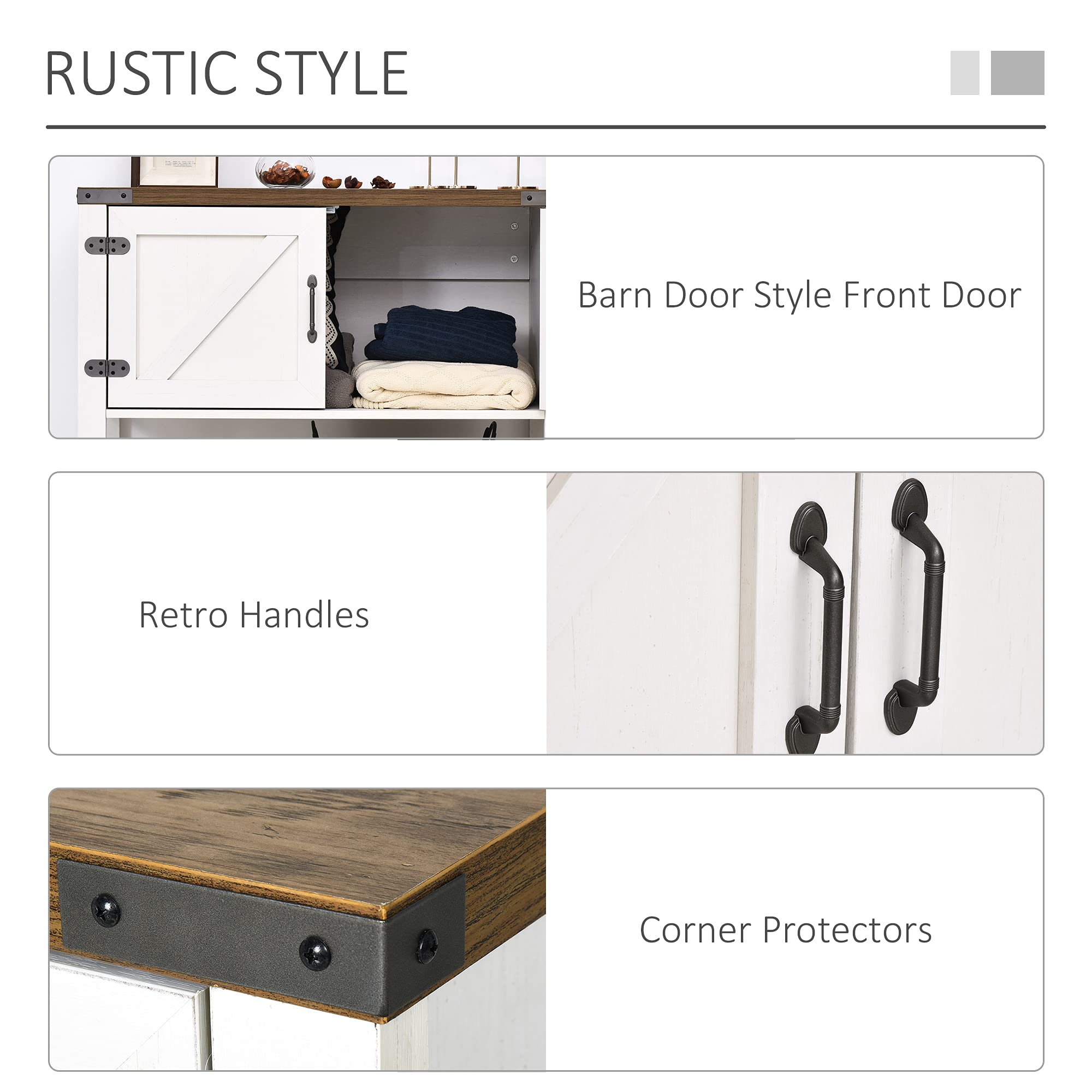Farmhouse Double Door Cabinet - From Where - 