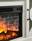 Farmhouse Fireplace TV Stand - From Where - 
