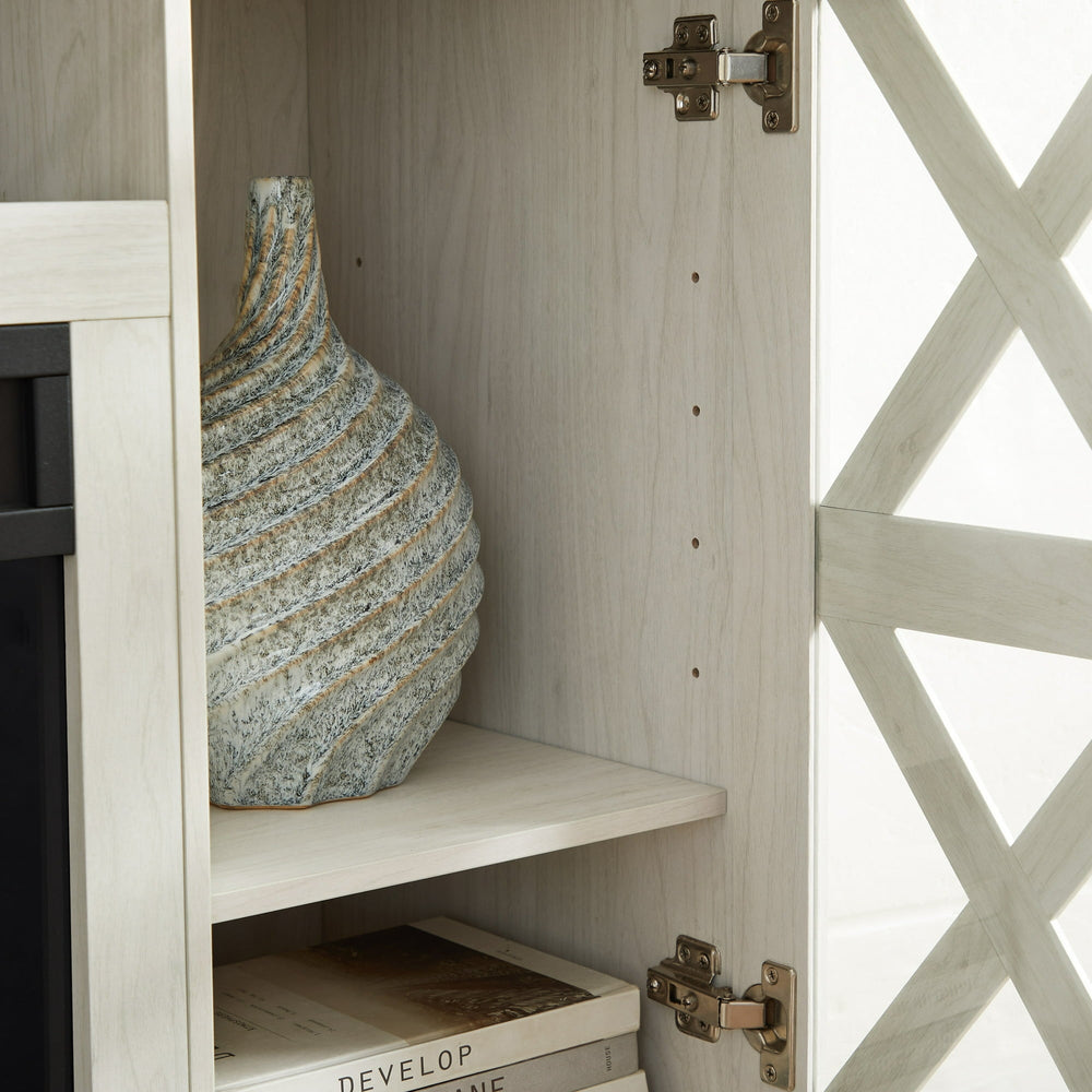 Farmhouse Fireplace TV Stand - From Where -