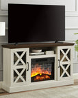 Farmhouse Fireplace TV Stand - From Where - 