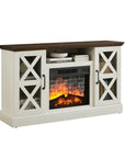Farmhouse Fireplace TV Stand - From Where - 