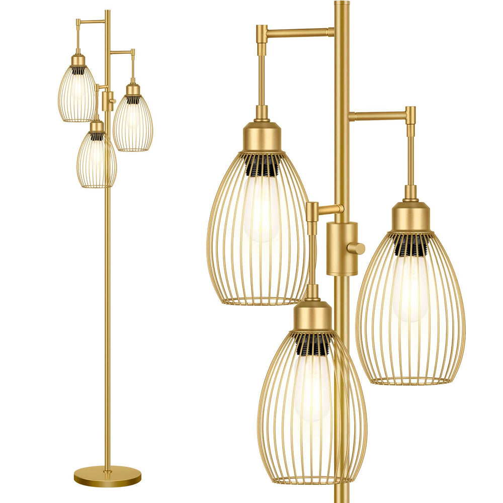 Farmhouse Floor Tree Lamp - From Where - 