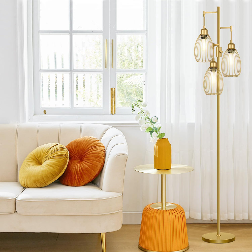 Farmhouse Floor Tree Lamp - From Where - 