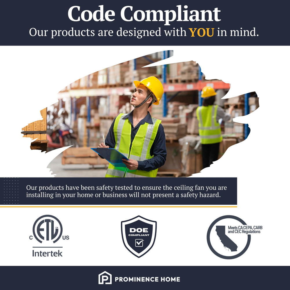 Farmhouse LED Ceiling Fan with Light - From Where - 