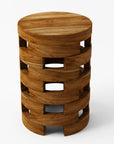 Farmhouse Teak Side Table - From Where - 