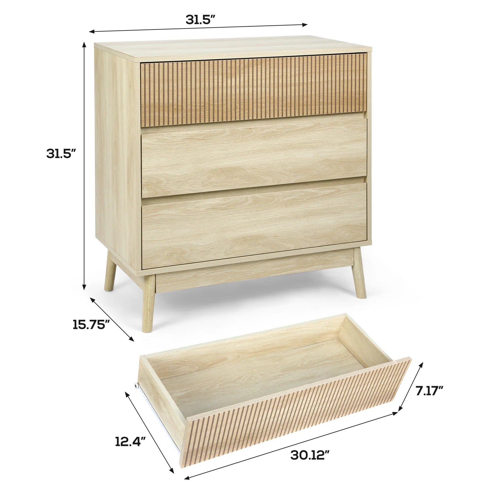 Farmhouse Wood Dresser Storage - From Where - 