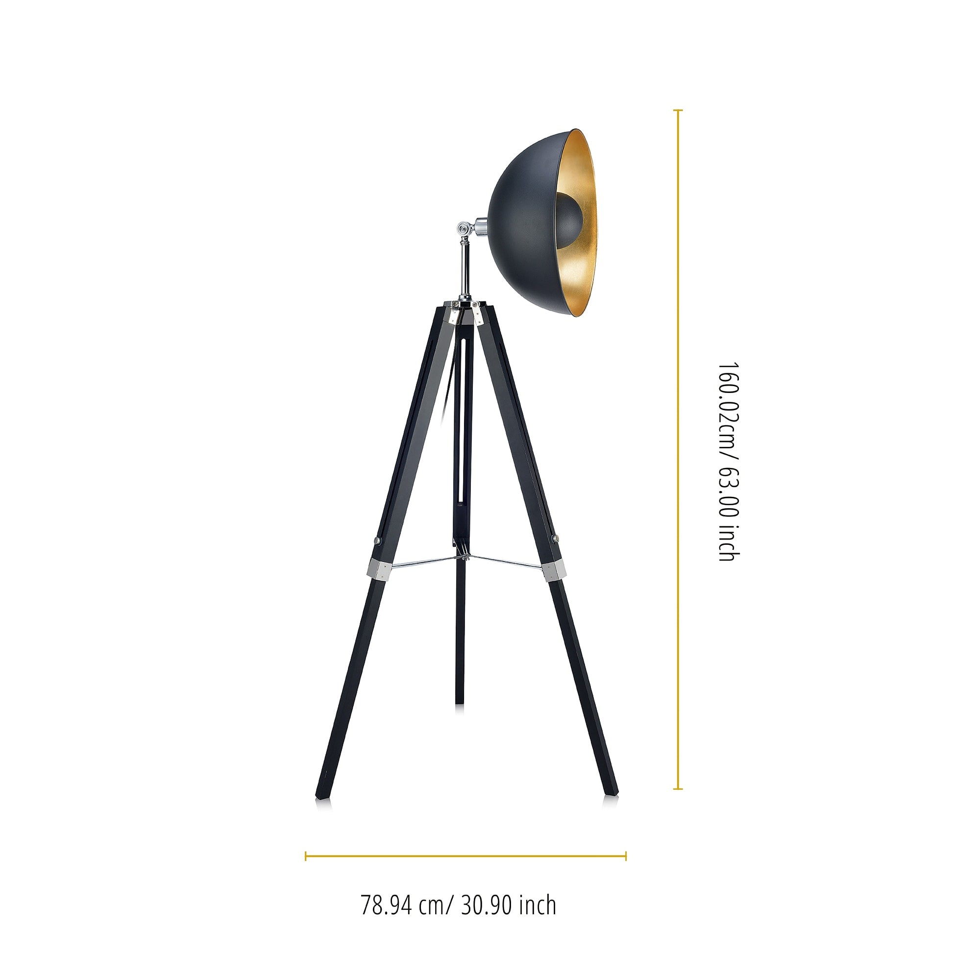 Fascino Tripod Floor Lamp - From Where - 