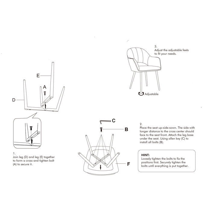 Faux Leather Dining Chairs (Set of 2) - From Where - 