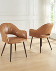 Faux Leather Dining Chairs (Set of 2) - From Where - 