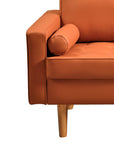 Faux Leather Sofa with Removable Cushions - From Where - 