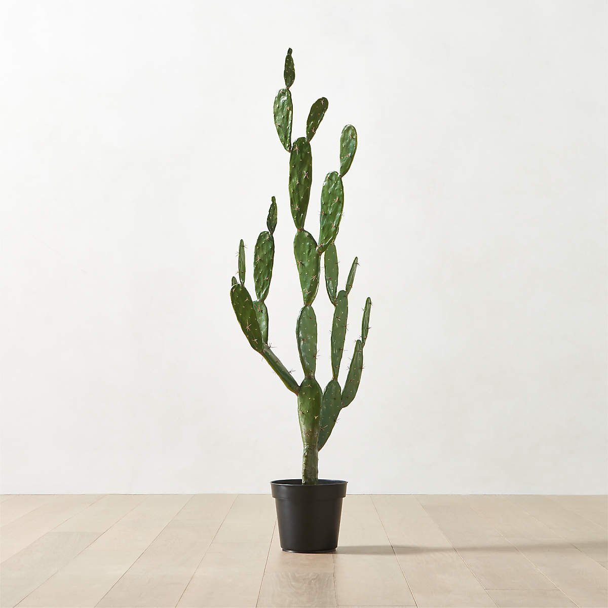 Faux Potted Cactus Plant 4'9" - From Where - 