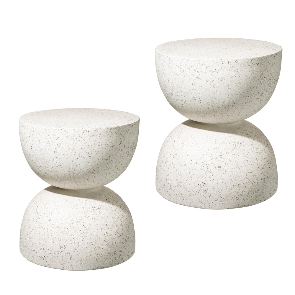Faux Terrazzo Side Table (Set of 2) - From Where - 
