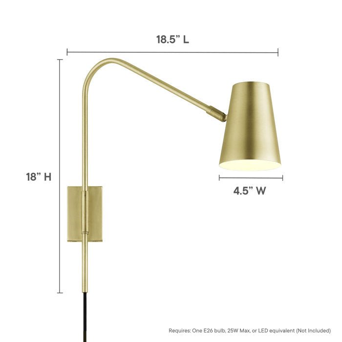 Faye Armed Sconce - From Where - 