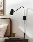 Faye Metal Wall Sconce in Satin Brass - From Where Finds - 