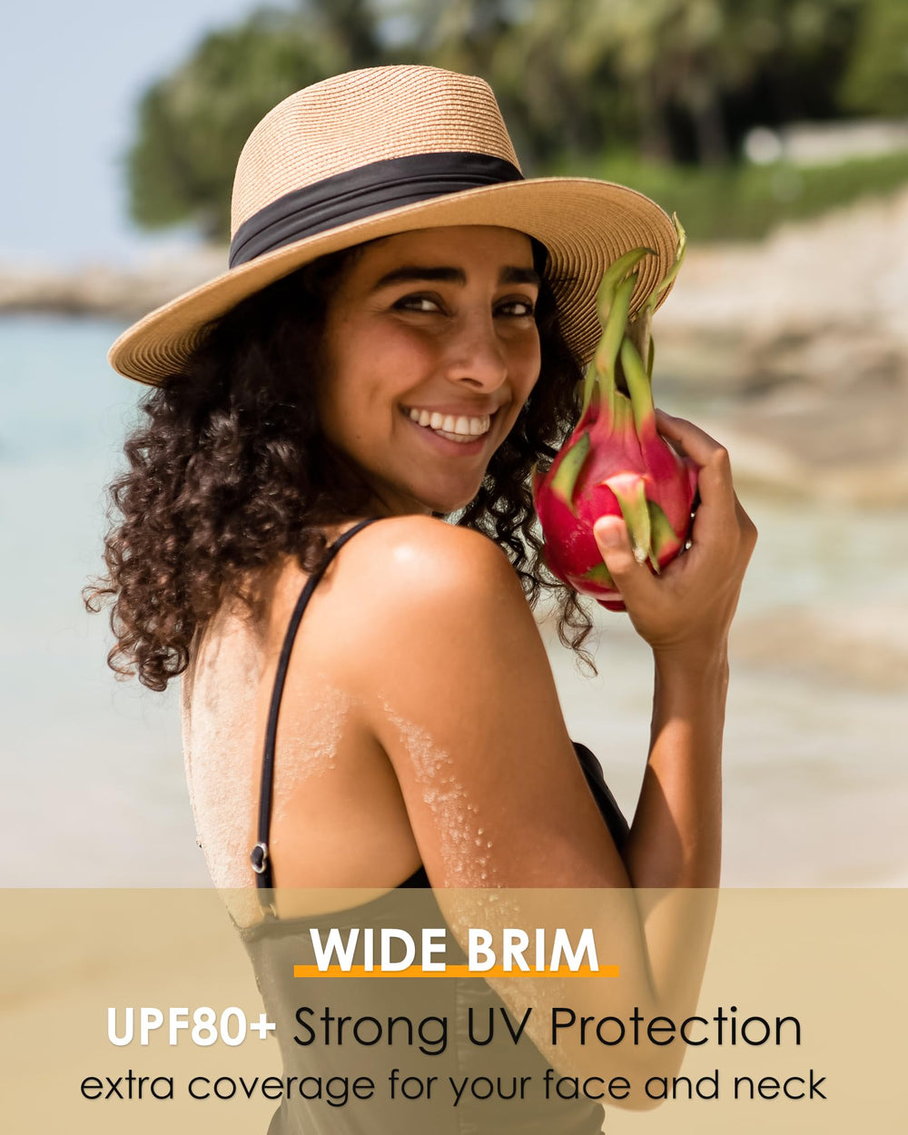 Fedora Straw Beach Hat - From Where - 