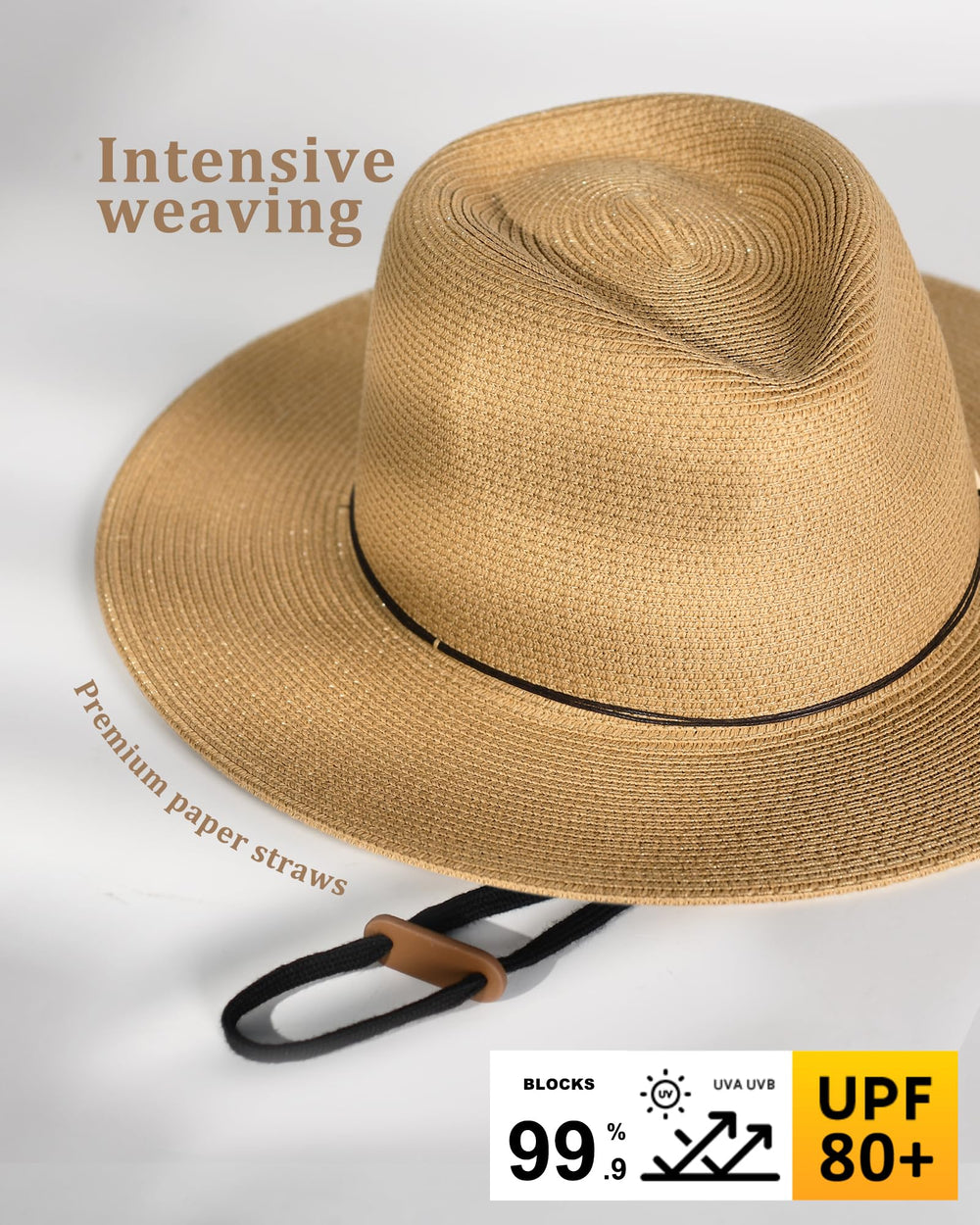 Fedora Straw Beach Hat - From Where - 