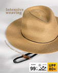 Fedora Straw Beach Hat - From Where - 