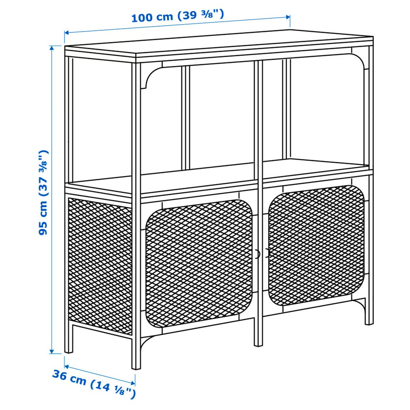 FJÄLLBO Shelf Unit - From Where - 
