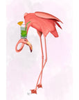 "Flamingo And Cocktail 1" by Fab Funky - From Where - 