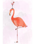 "Flamingo And Cocktail 3" by Fab Funky - From Where - 