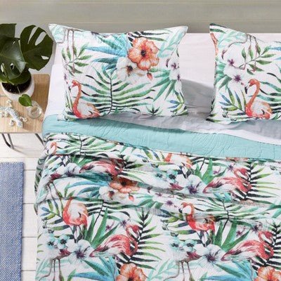 Flamingo Multi King Sham - From Where - 
