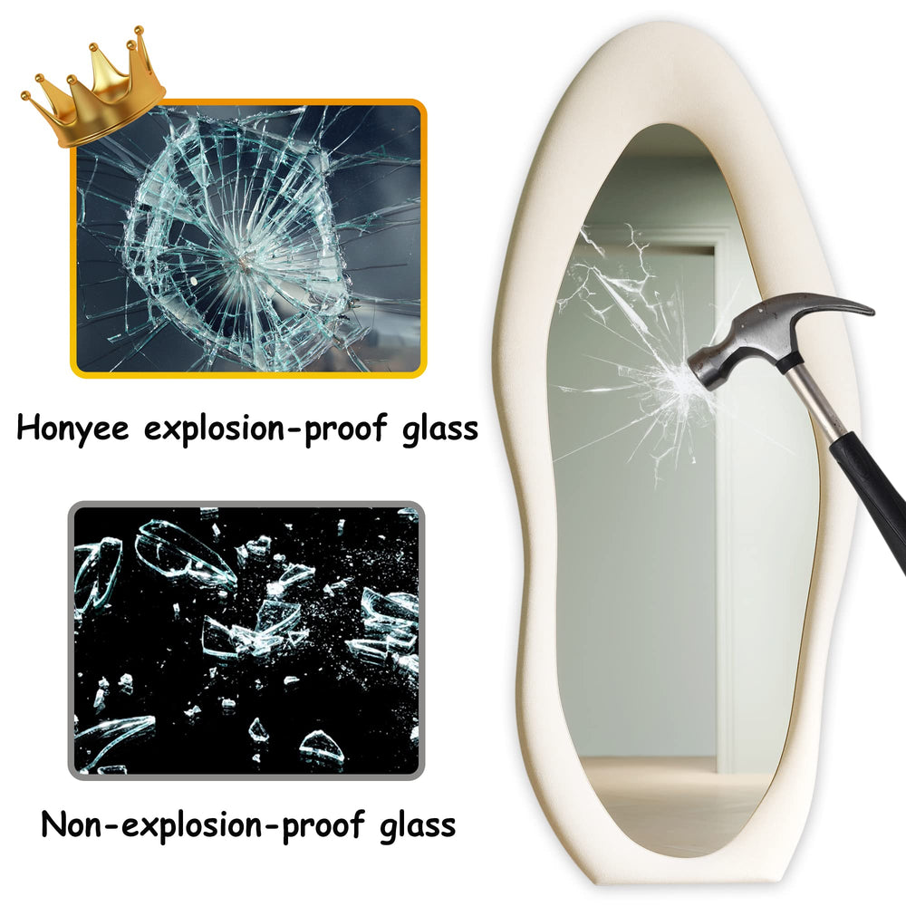 Flannel Wrapped Full Body Mirror - From Where - 