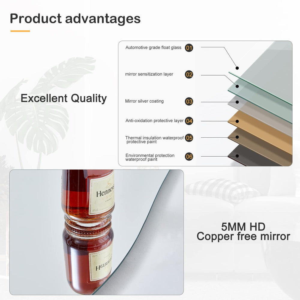 Flannel Wrapped Full Body Mirror - From Where - 