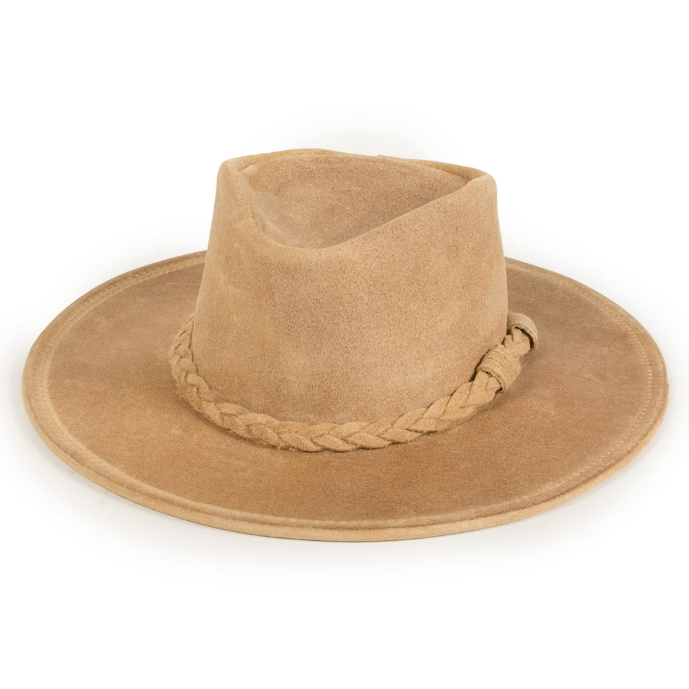 Flat Brimmed Cowboy Hat - From Where - 