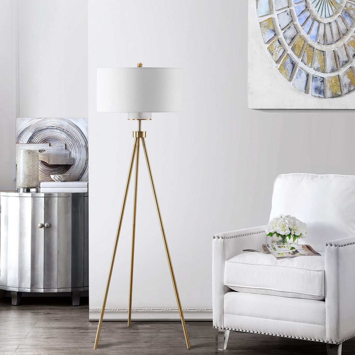 ENRICA 66 INCH H FLOOR LAMP- FLL4008A