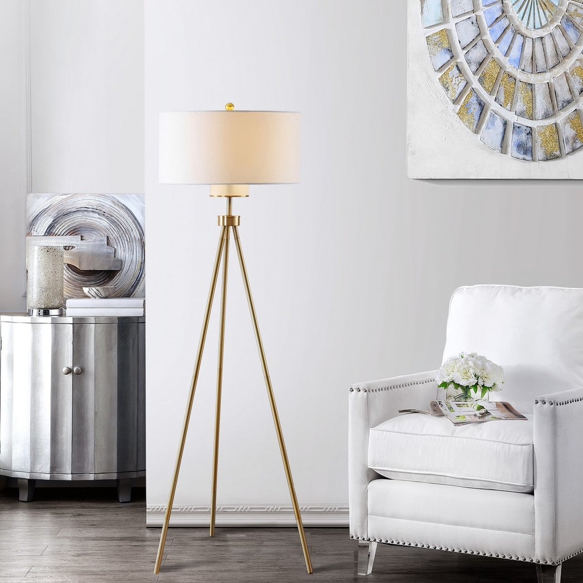 ENRICA 66 INCH H FLOOR LAMP- FLL4008A