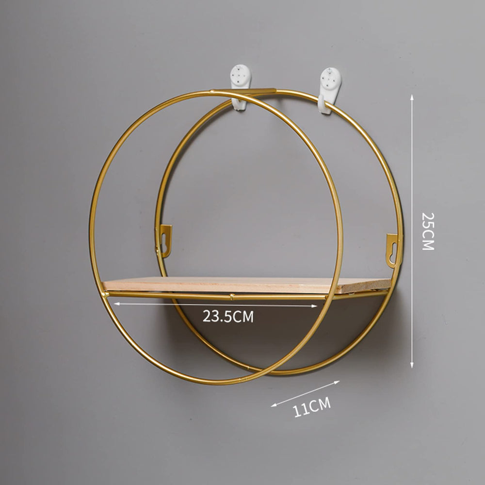 Floating Decorative Gold Shelf - From Where - 
