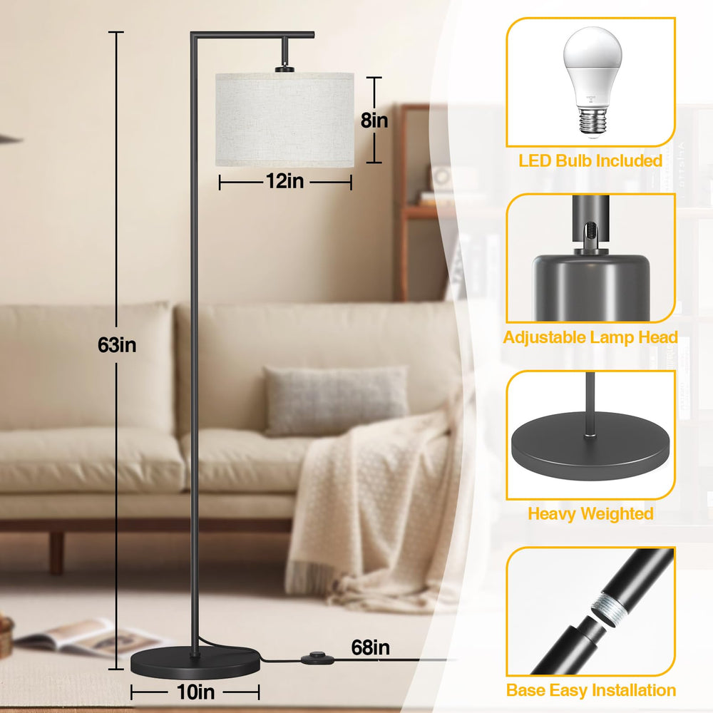 Floor Lamp for Living Room with 3 Color Temperatures - From Where - 
