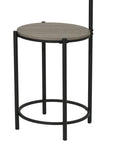 Floor Lamp with Faux Wood Table - From Where - 