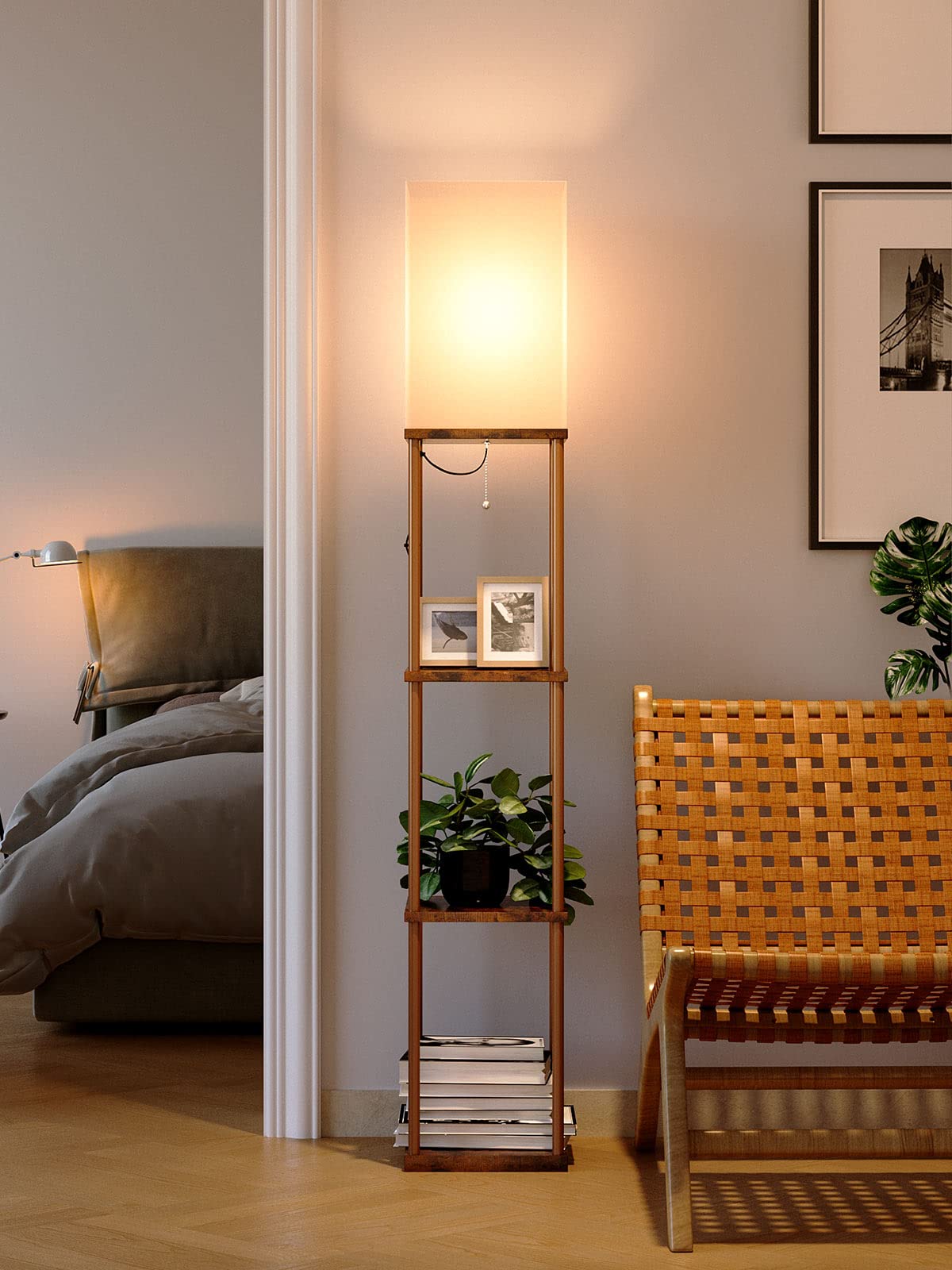 Floor Lamp with Shelves - From Where - 