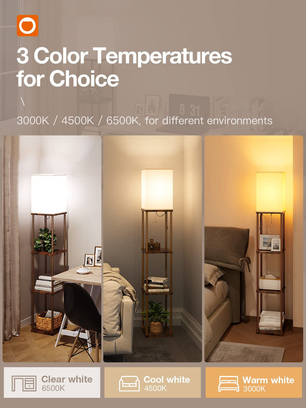 Floor Lamp with Shelves - From Where - 