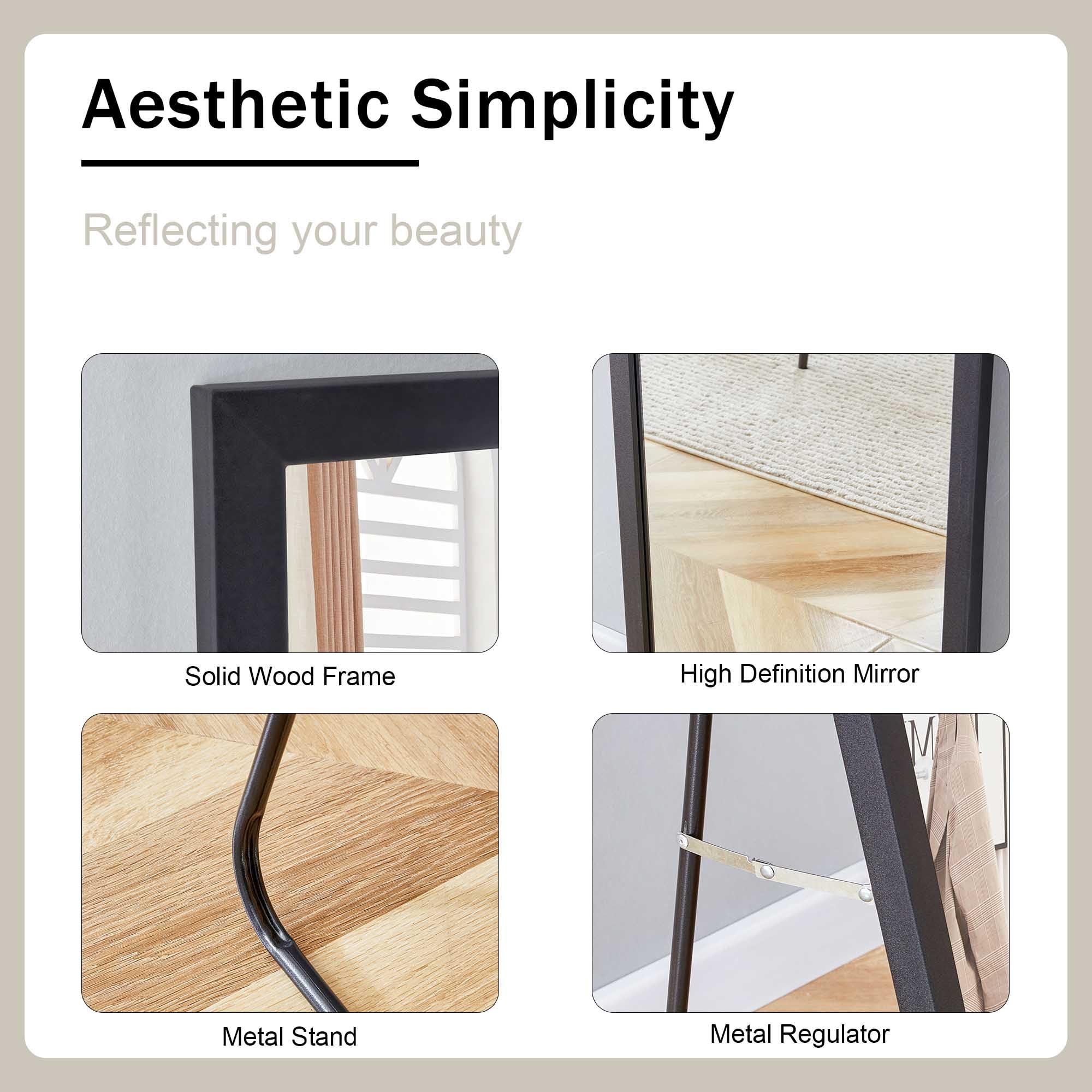 Floor Standing Full Length Mirror - From Where - 