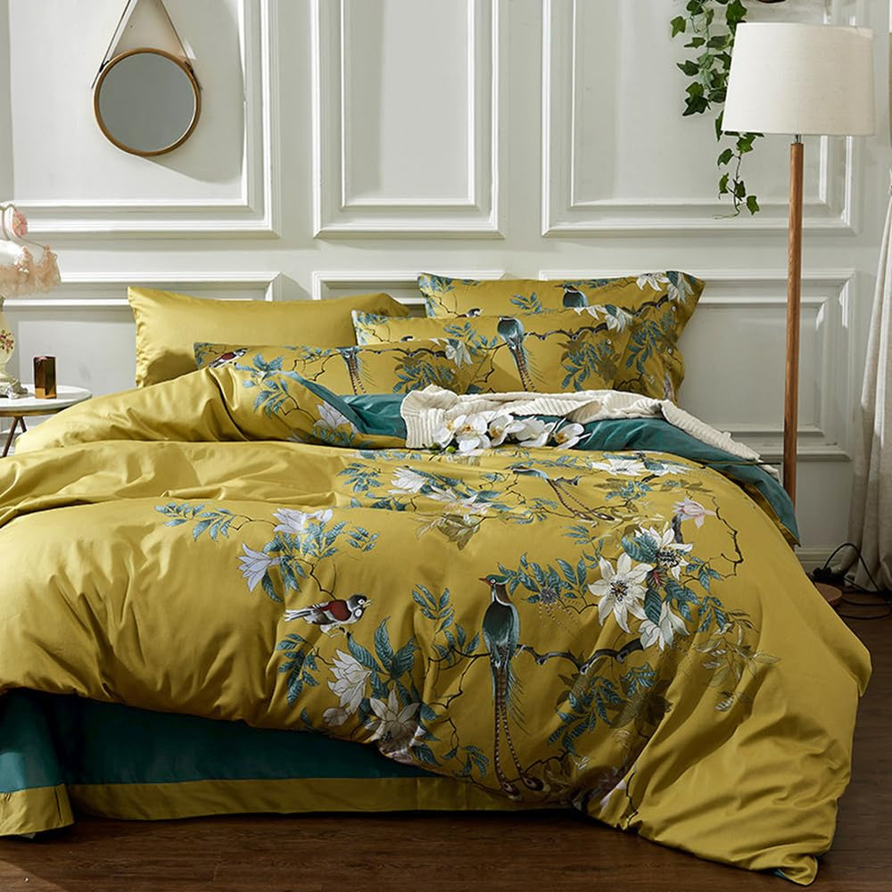 Floral Bedding Comforter Cover Set - From Where - 